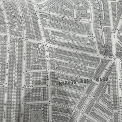 Ordnance Survey 25 Inch To The Mile Large Scale Map 1938. Queen’s Park . London