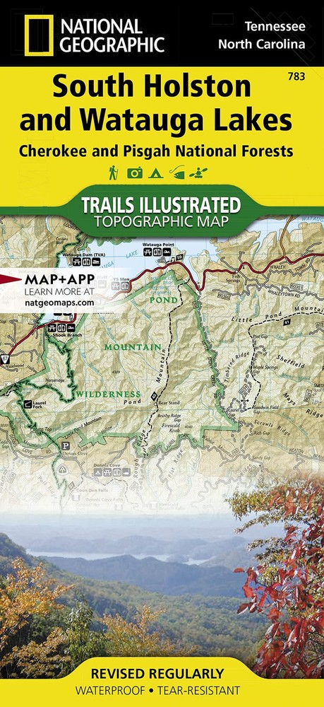 South Holston and Watauga Lakes Map [Cherokee Pisgah National No Results