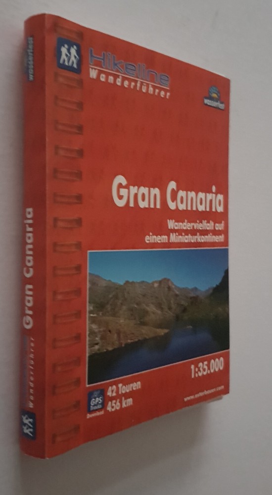 Gran Canaria walking guide – German – 1:35000 – 42 hikes high quality VGC