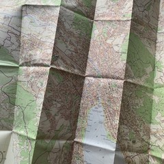 Vintage Mid Century Zurich City Guide Booklet & Fold-out Map German 1958