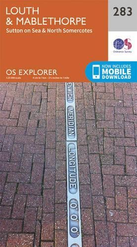 Louth & Mablethorpe Map | Sutton on Sea … by Ordnance Survey Sheet map, folded