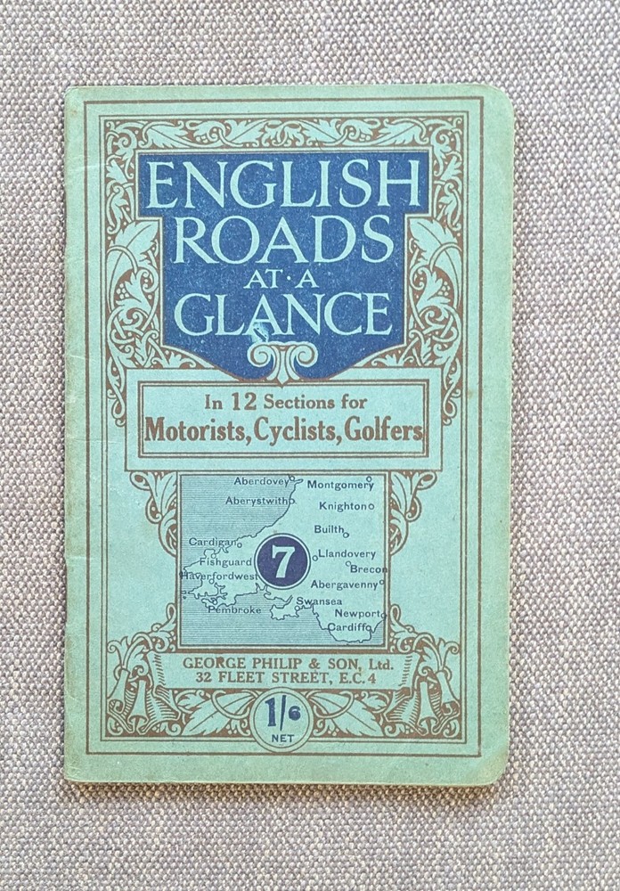George Philip &Son Ltd Vintage “English Roads At A Glance” Map Book No7