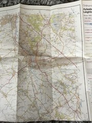 1985 Ordnance Survey Landranger Map 165 Aylesbury And Leighton Buzzard