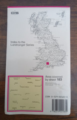 OS Ordnance Survey Landranger Map Sheet 183 Yeovil To Frome 1983. T3