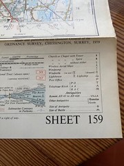 Vintage Ordnance Survey One-Inch Map of Great Britain The Chilterns Sheet 159