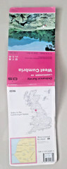 West Cumbria OS Ordnance Survey Landranger Map No 89 1991