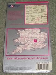 OS Ordnance Survey Landranger Map Sheet 165 Aylesbury & Leighton Buzzard – 2002