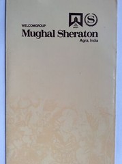 Vintage India Hotel Menu – WelcomGroup Mughal Sheraton Agra ‘Room Service’ 12/82