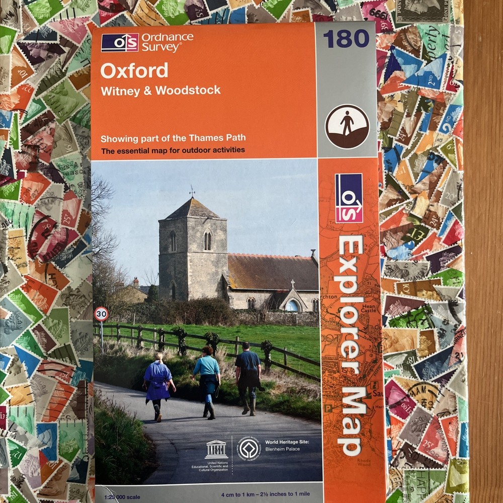 Oxford, Witney and Woodstock (OS Explore… by Ordnance Survey Sheet map, folded