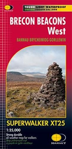 Brecon Beacons West (Map) Superwalker XT25 (UK IMPORT)