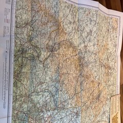 Herts & Bucks – Bartholomew Half Inch Cloth Map No 15 1969