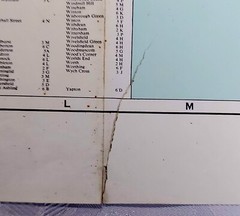 Vintage 1960’s Geographica Road Map Sussex & A-Z Croyden, Purley, Sutton 2001