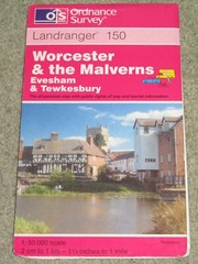 OS Ordnance Survey Landranger Map Sheet 150 Worcester & The Malverns – 1997