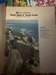 Rand McNally Road Atlas & Travel Guide United States Canada Mexico 1983
