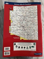 DeLorme Arizona Atlas & Gazetteer Like New