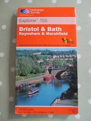 OS EXPLORER MAP 155 BRISTOL & BATH ORDNANCE SURVEY