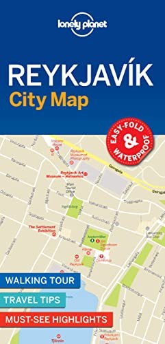 Lonely Planet Reykjavik City Map, Lonely Planet