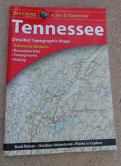 Delorme Atlas & Gazeteer Tennessee Detailed Topographic Maps Book