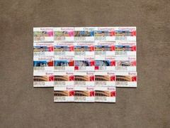 popout map job lot of folding pocket maps various cities rrp £114.77 for resale