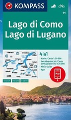 Kompass Lago di Como / Lugano D/I/E + Aktiv Guide (Map) (UK IMPORT)