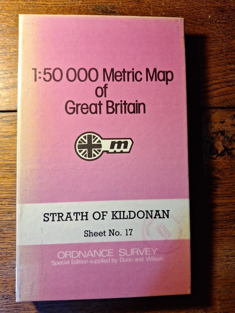 Strath of Kildonan Ordance Survey map Sheet no. 17 (special library edition)