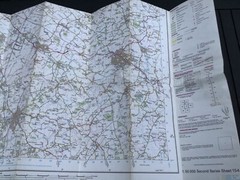 OS Ordnance Survey Landranger Map 154 Cambridge, Newmarket & area – 1991