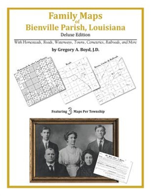 Family Maps of Bienville Parish, Louisiana (Paperback or Softback)