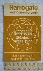 1977 Geographia Large Scale Street Plan of Harrogate & Knaresborough