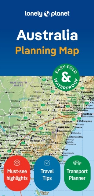 Lonely Planet Australia Planning Map by Lonely Planet (Sheet map, folded)