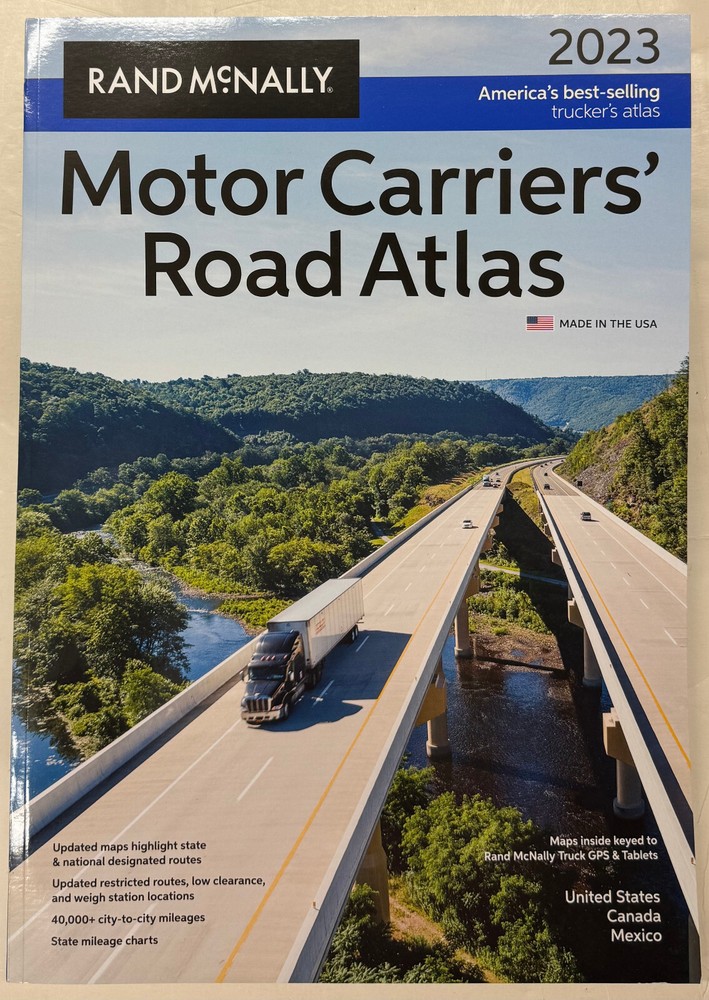 Rand McNally “Motor Carriers’ Road Atlas” 2023