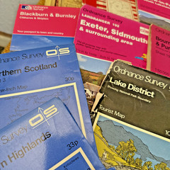 Vintage Ordnance Survey Shell Michelin BP AA British Road Travel Maps Bundle x33