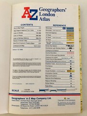 A. to Z. London Atlas (Street Atlases) Geographers’ A-Z Map Hardback Book 1995