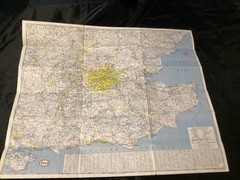 Vintage Esso Road Maps (Incl. London, SW England, SE England & Wales/Midlands)