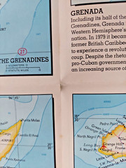 Tourist Islands of the West Indies Map /Poster National Geographic February 1981