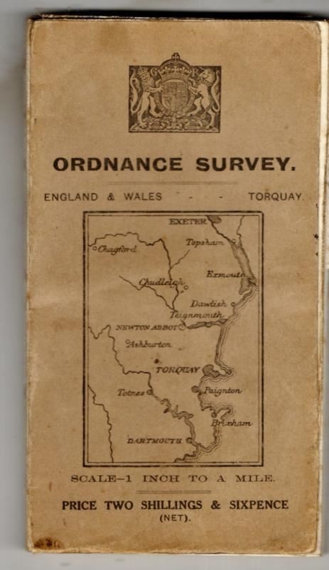 1 Inch To a Mile: England and Wales Third Edtion Torquay : Ordnance Survey