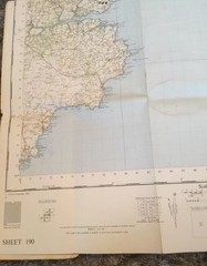 1961 Ordnance Survey Seventh Series One Inch Map 190 Truro And Falmouth