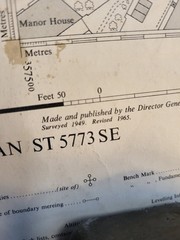 ordinance survey map of surrey 1966