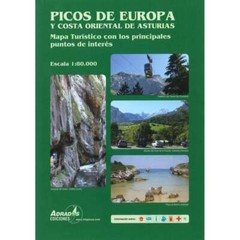 Picos de Europa Y costa Oriental de Asturias by Adrados Ediciones walking hiking