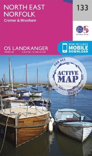 North East Norfolk (Map) OS Landranger Active Map