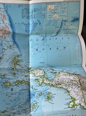 National Geographic Society Map of Indonesia 1996 Forest Survivors
