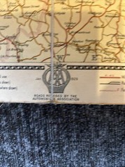 Bartholomews Quarter-Inch AA Motoring Map of Great Britain – No.16 of 23 – 1929