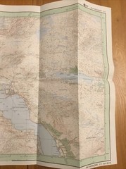 1987 Ordnance Survey Pathfinder Map 111 NH 09/19 Ullapool (incl Badrallach )