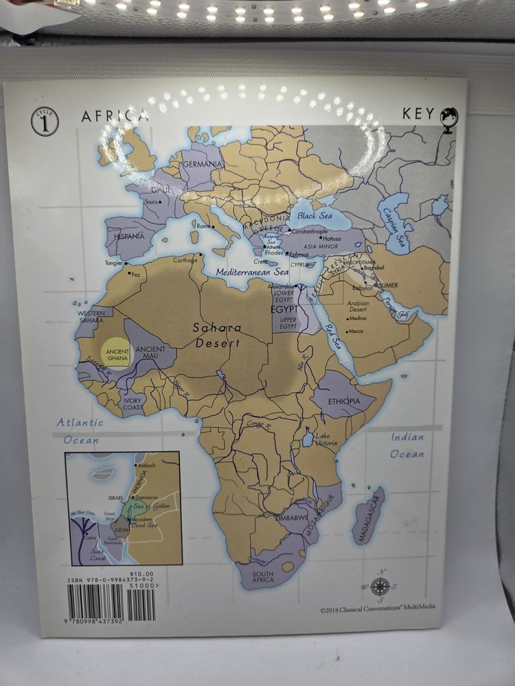 Classical Conversations Cycle 1 Africa Map Key And Trivium Tables