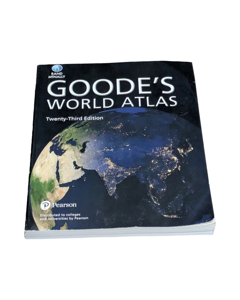 Goode’s World Atlas Twenty-Third Edition By Rand McNally Paperback