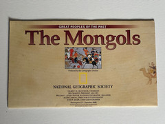 Great People of the Past, The Mongols, National Geographic, Map & Poster, 1996