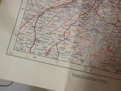 Vintage original Scottish ‘Motoring and Hiking’ map