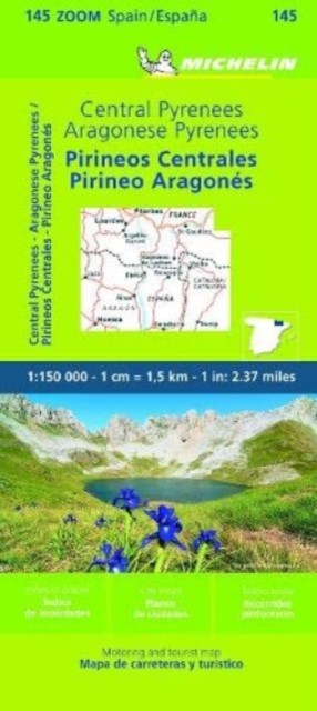 Pyrenees Central – Zoom Map 145 by Michelin (Sheet map, folded)