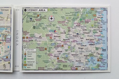 Sydney Australia Popout Map