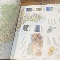 The Illustrated World Atlas Hardcover Illustrated World Atlas Book English
