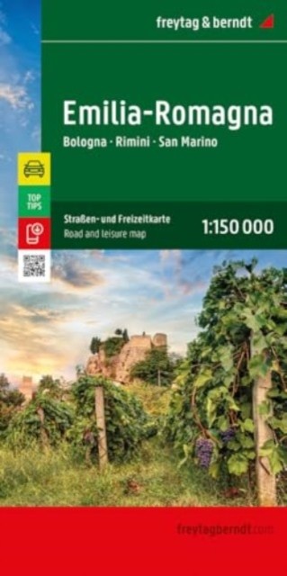 Emilia – Romagna Road and Leisure Map by Freytag-Berndt (Sheet map, folded)